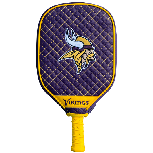 Minnesota Vikings quilted pickleball paddle cover