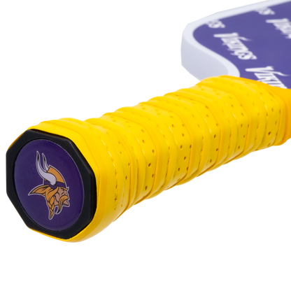 Minnesota Vikings pickleball paddle handle logo