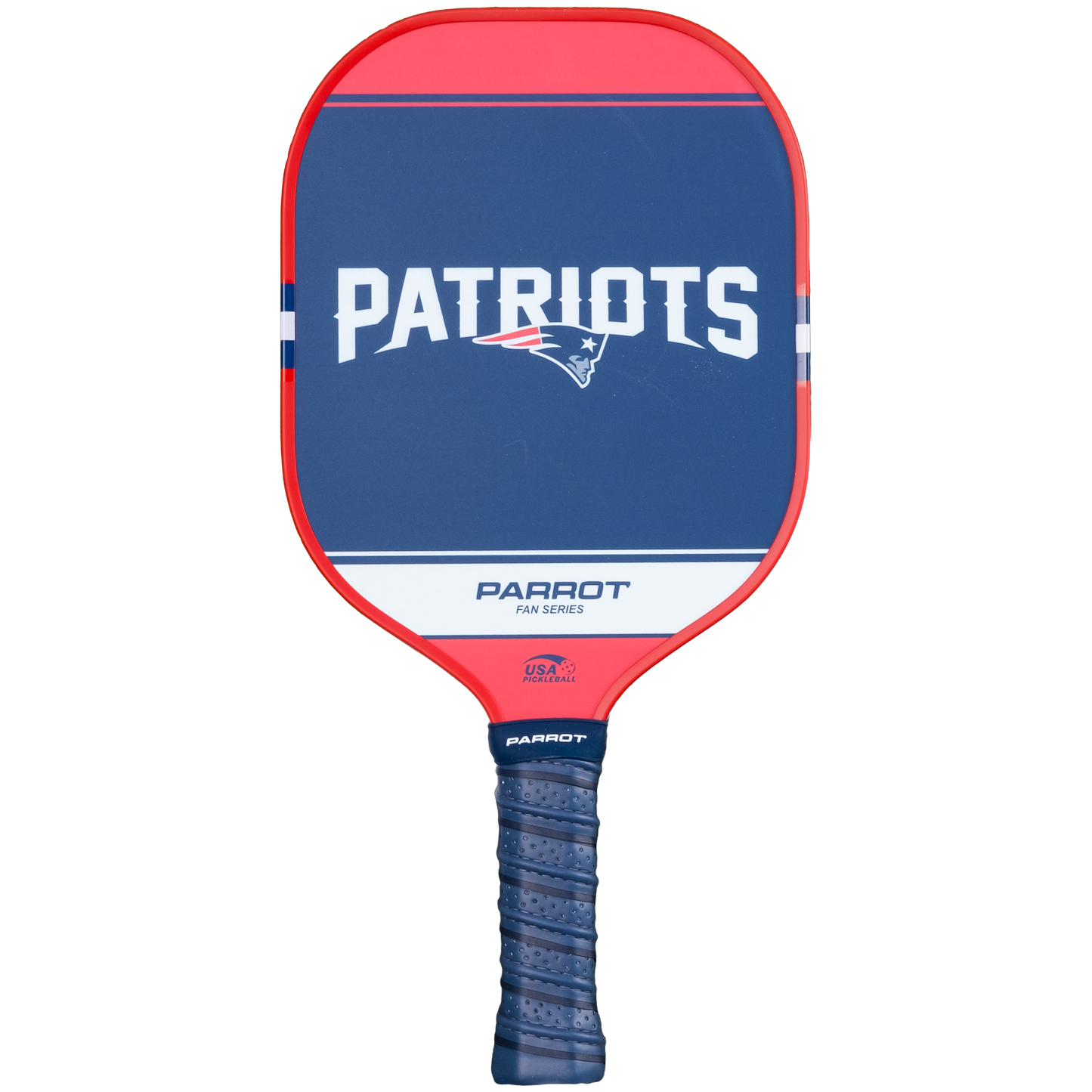 New England Patriots Sport Plus pickleball paddle back view