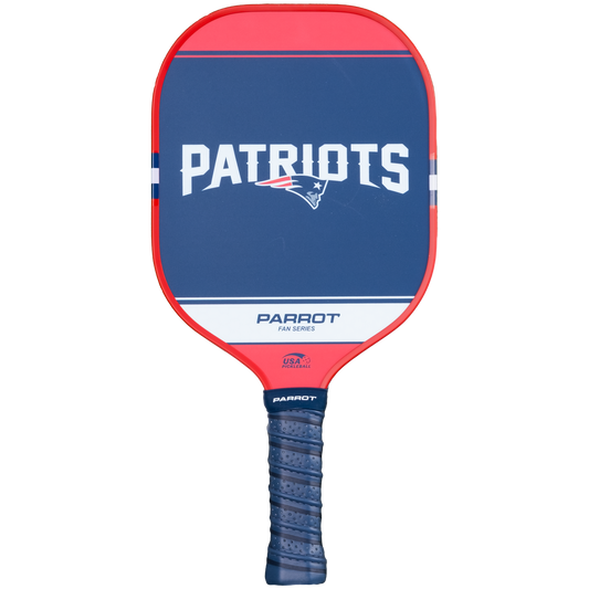 New England Patriots Sport Plus pickleball paddle back view