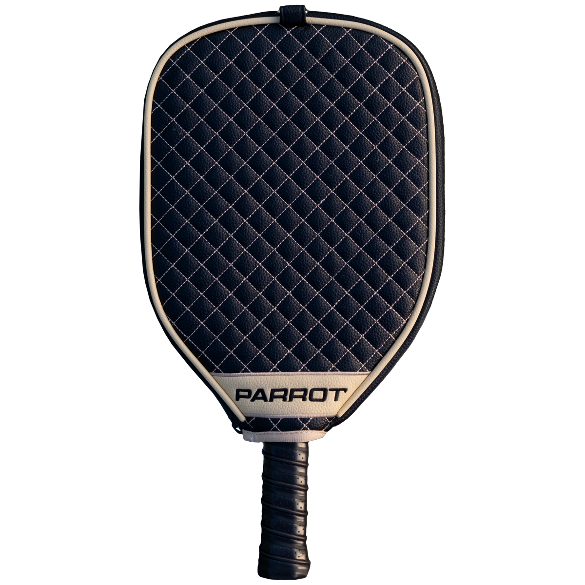 New Orleans Saints quilted pickleball paddle cover back view