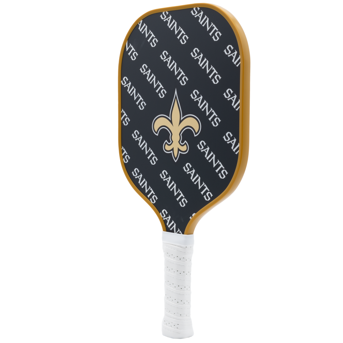 New Orleans Saints pickleball paddle back view