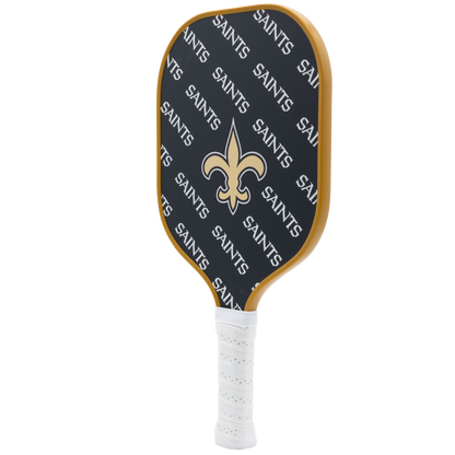 New Orleans Saints pickleball paddle back view