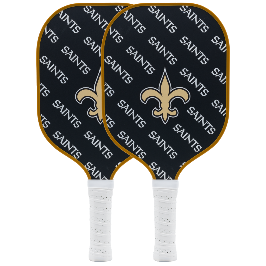 New Orleans Saints pickleball paddle set