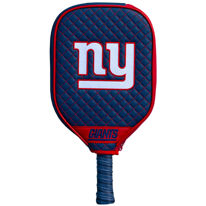 New York Giants Navy quilted pickleball paddle cover