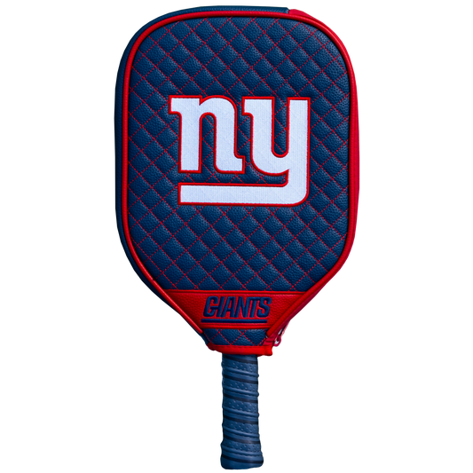 New York Giants Navy quilted pickleball paddle cover