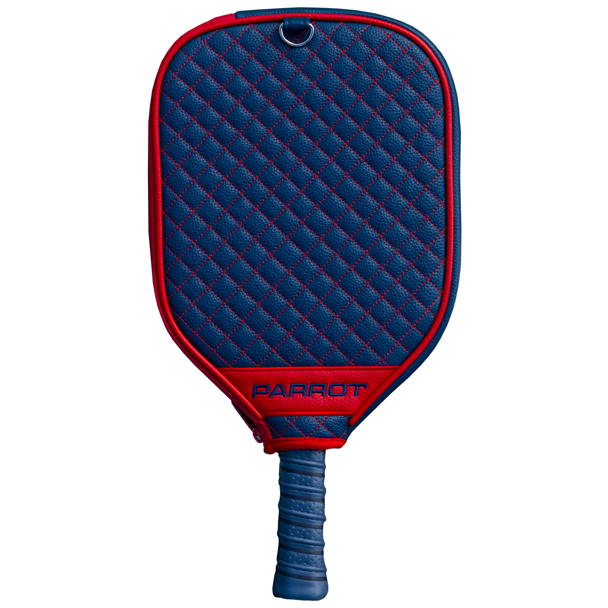 New York Giants Navy quilted pickleball paddle cover back view