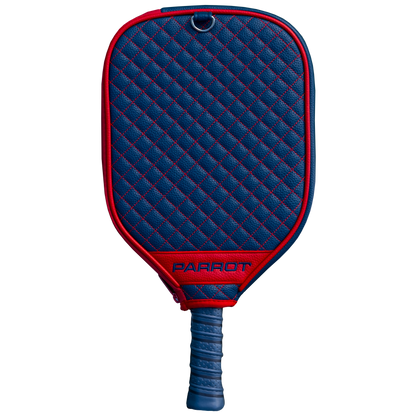 New York Giants Navy quilted pickleball paddle cover back view