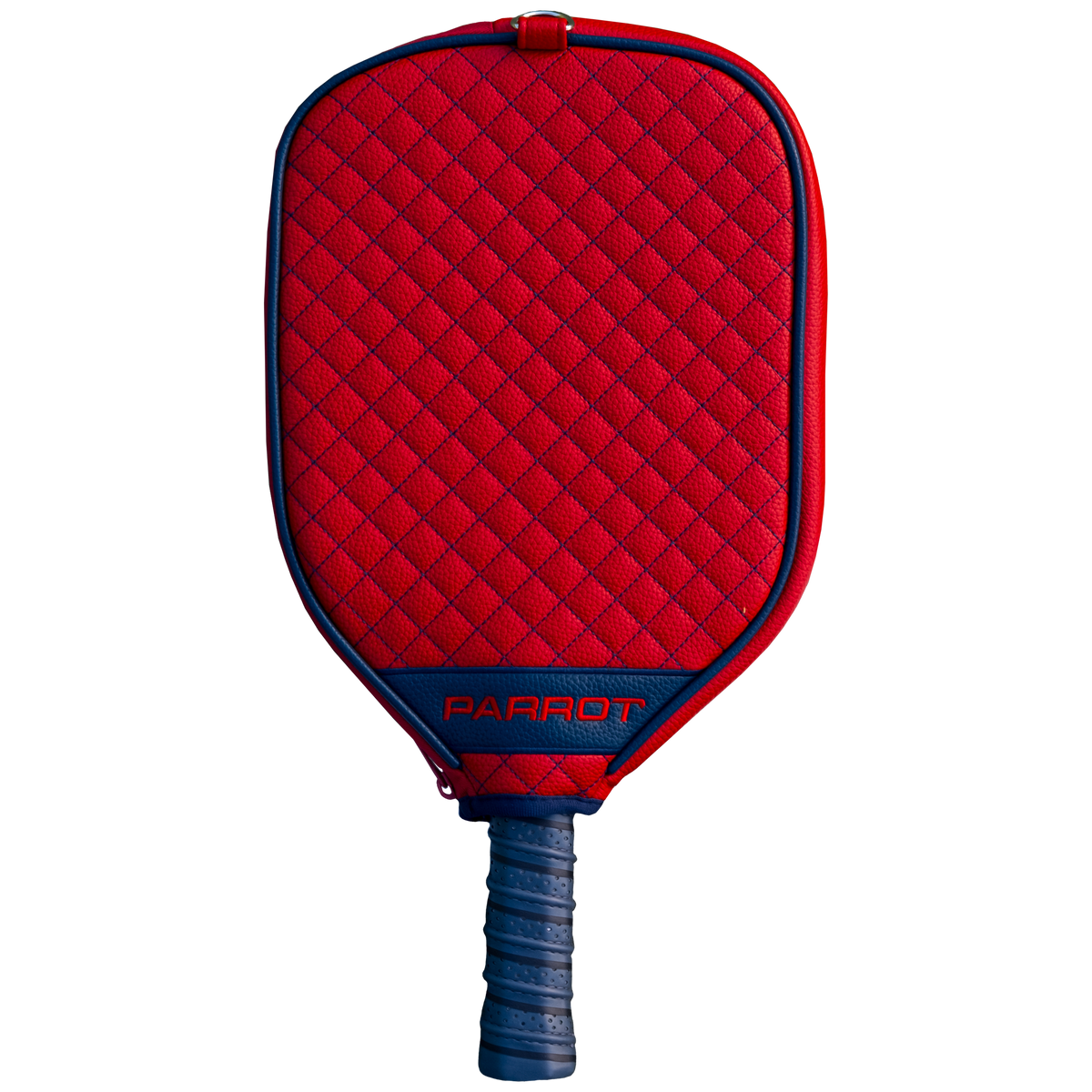 New York Giants Red quilted pickleball paddle cover back view