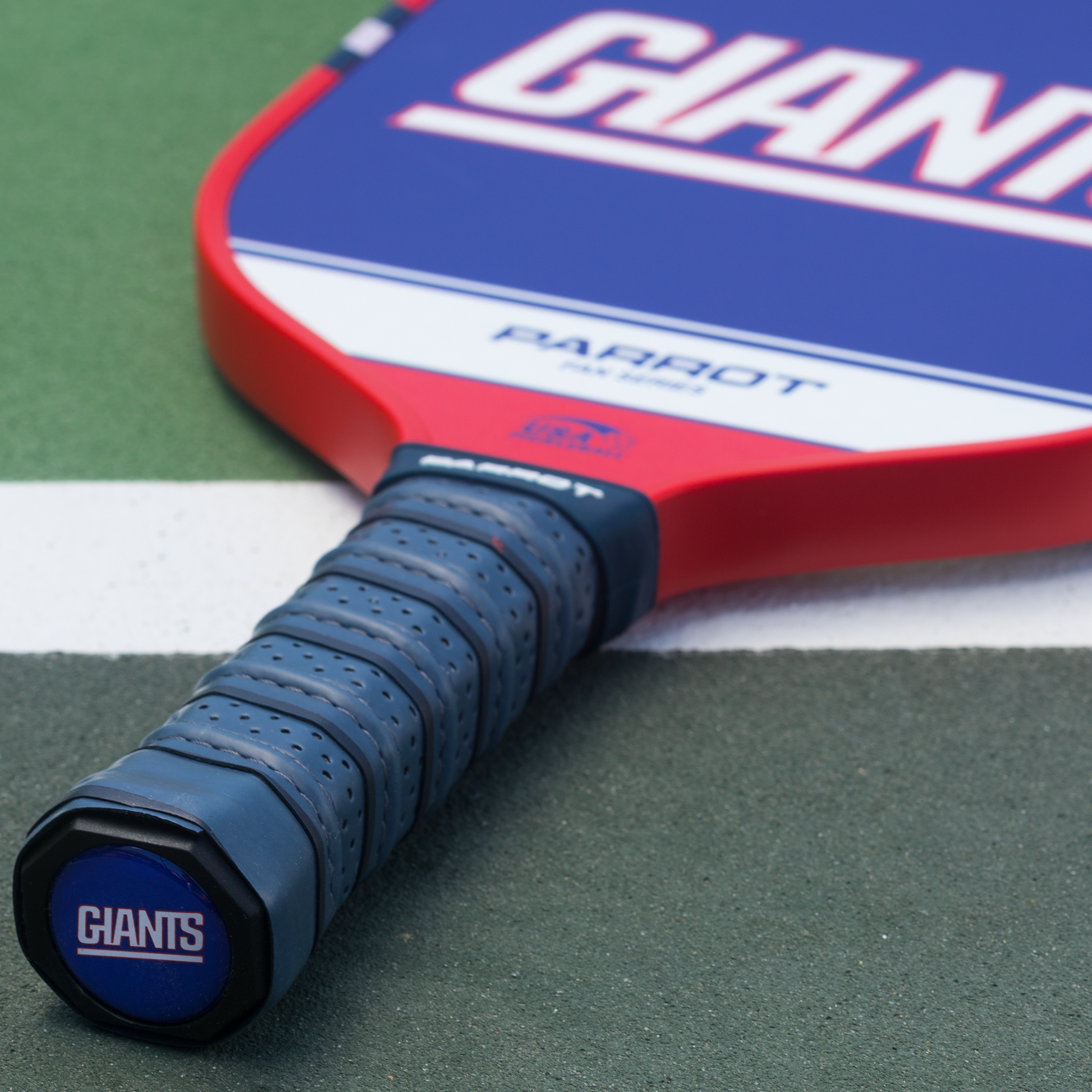 New York Giants Sport Plus pickleball paddle on the court