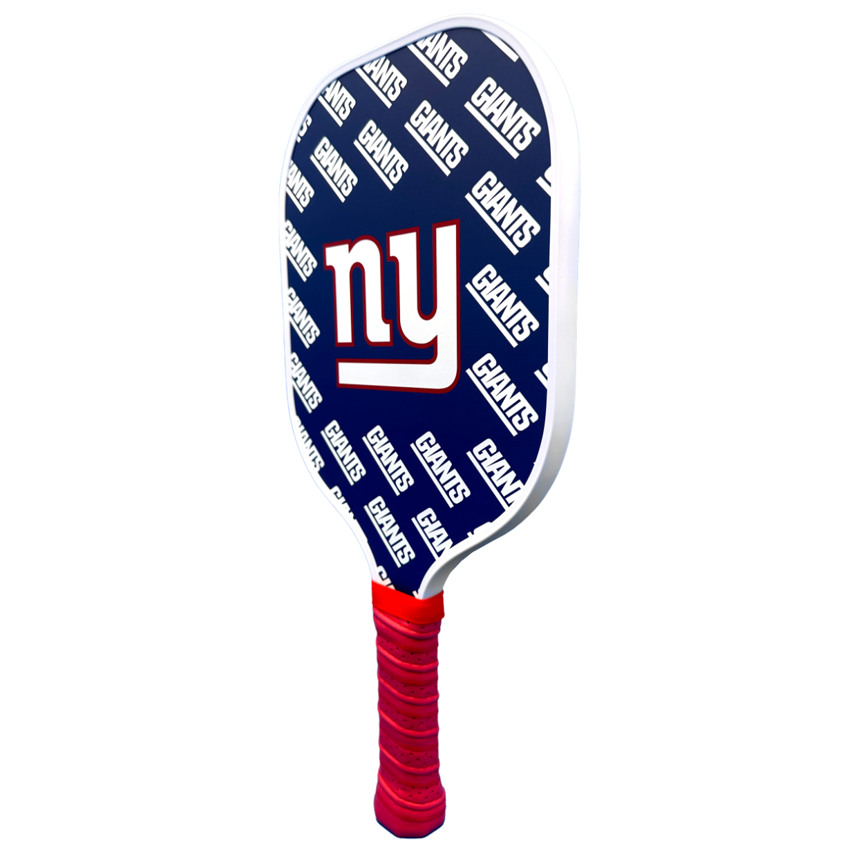 New York Giants pickleball paddle back view