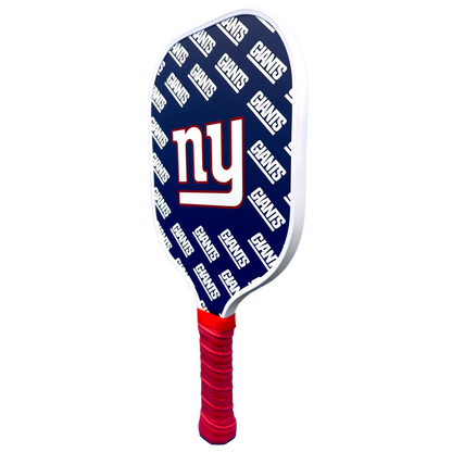 New York Giants pickleball paddle back view