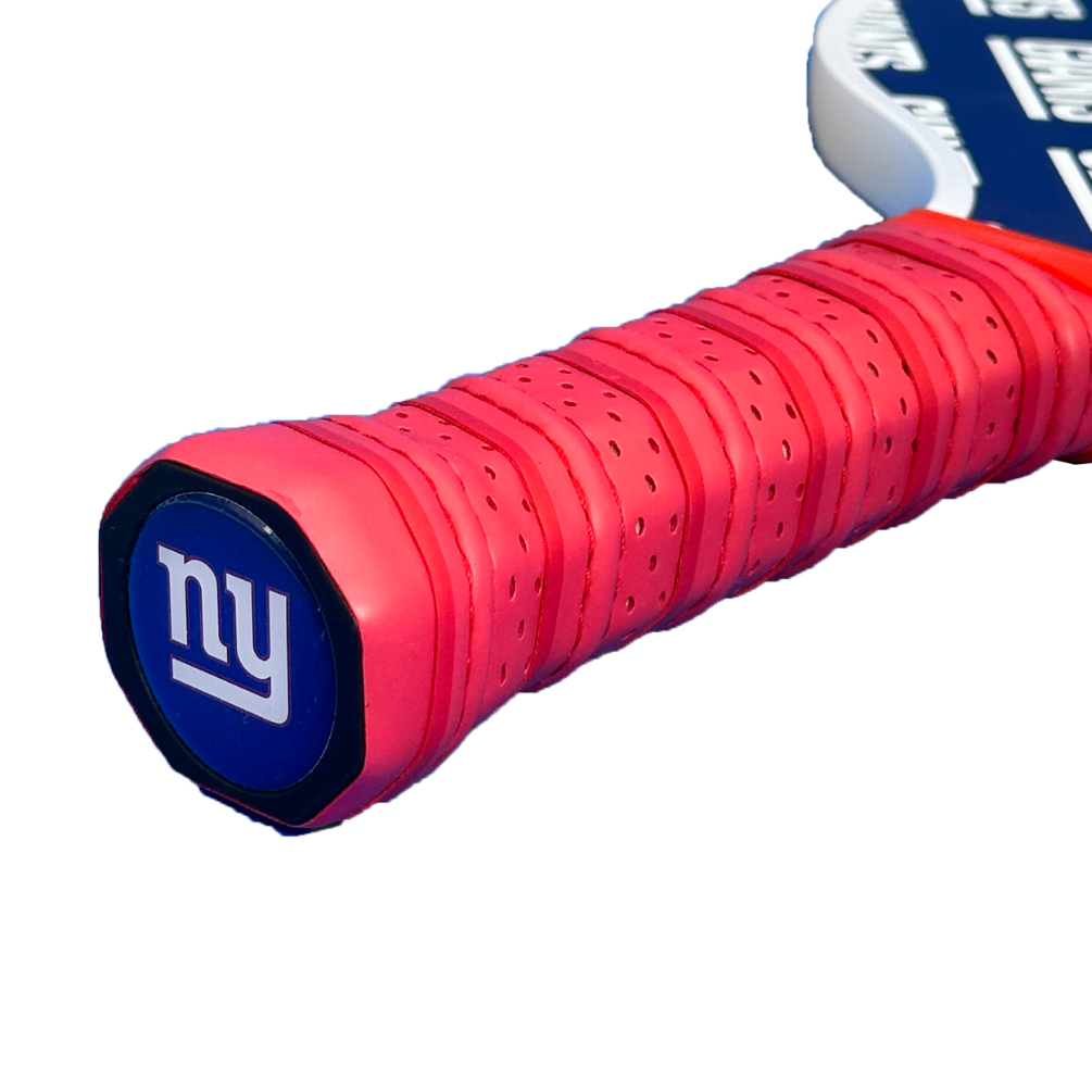 New York Giants pickleball paddle handle logo