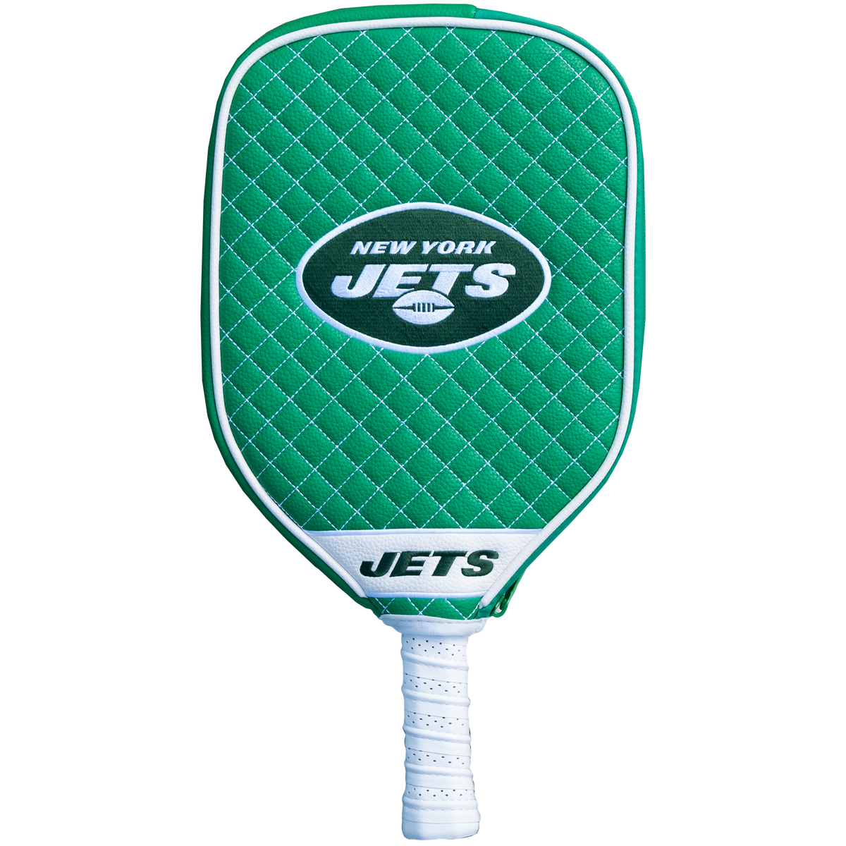 New York Jets Green quilted pickleball paddle cover