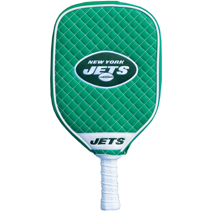 New York Jets Green quilted pickleball paddle cover