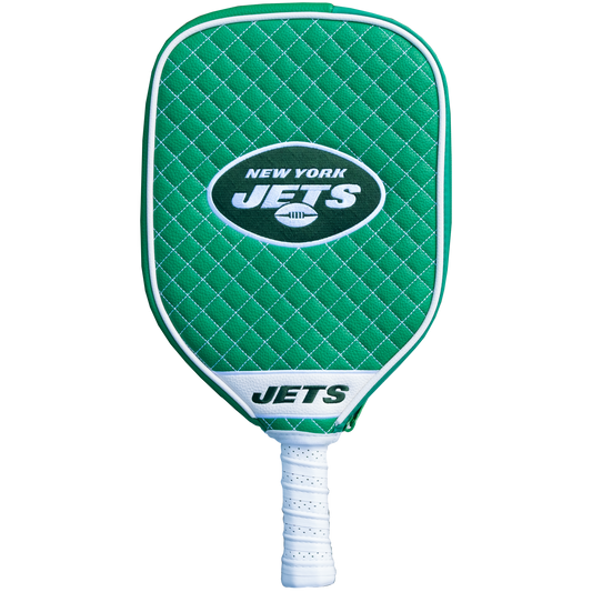 New York Jets Green quilted pickleball paddle cover