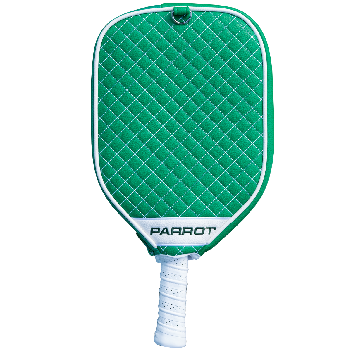 New York Jets Green quilted pickleball paddle cover back view