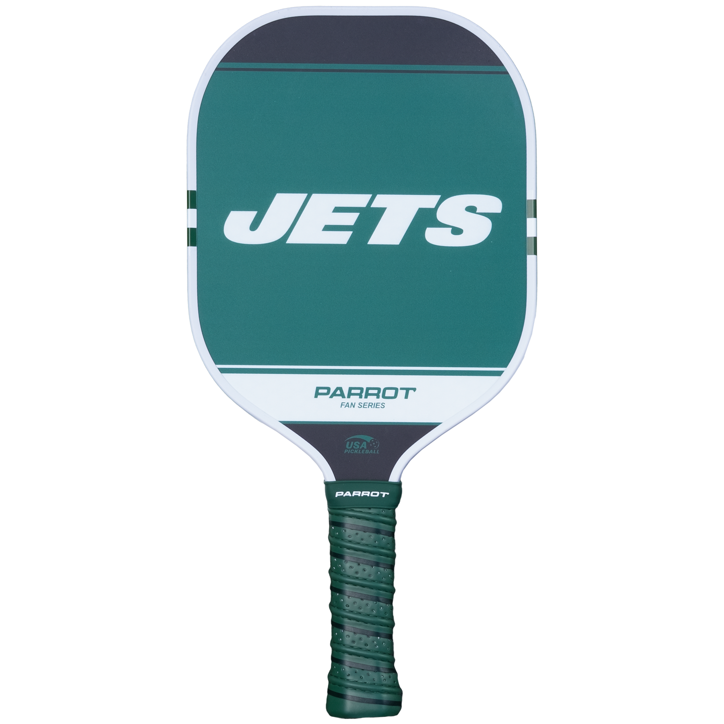 New York Jets Sport Plus pickleball paddle back view