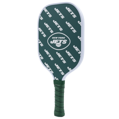 New York Jets pickleball paddle back view
