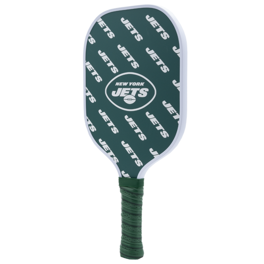 New York Jets pickleball paddle back view