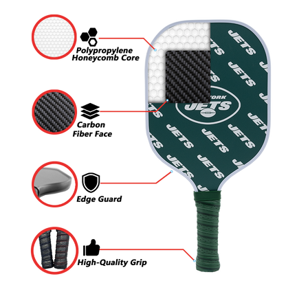New York Jets standard pickleball paddle additional view