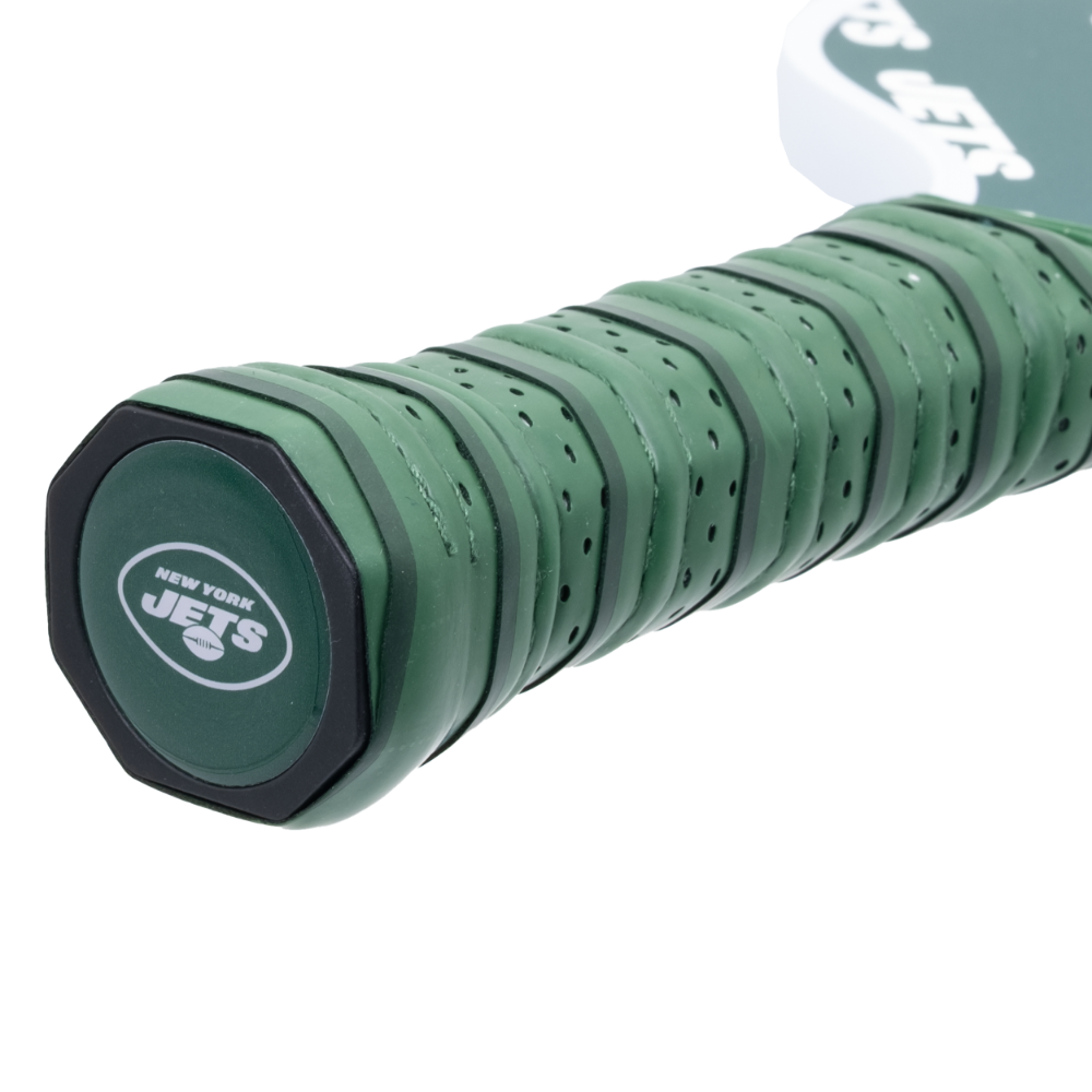 New York Jets pickleball paddle handle logo