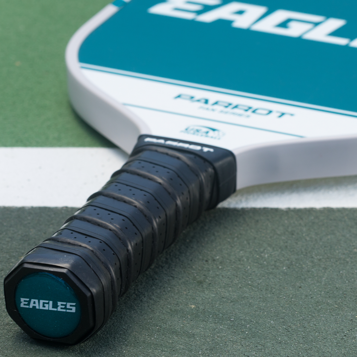 Philadelphia Eagles Sport Plus pickleball paddle on the court