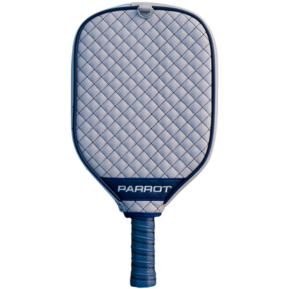 Dallas Cowboys Gray quilted pickleball paddle cover back view