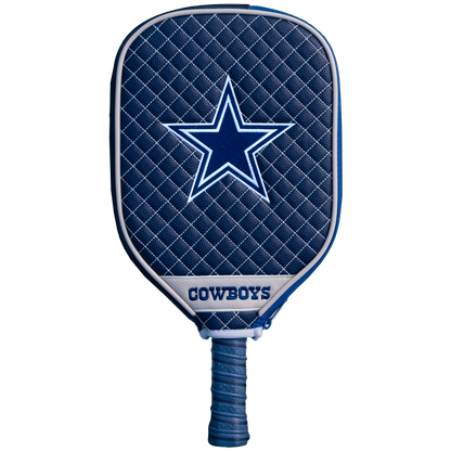 Dallas Cowboys Navy quilted pickleball paddle cover