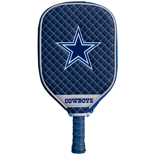 Dallas Cowboys Navy quilted pickleball paddle cover