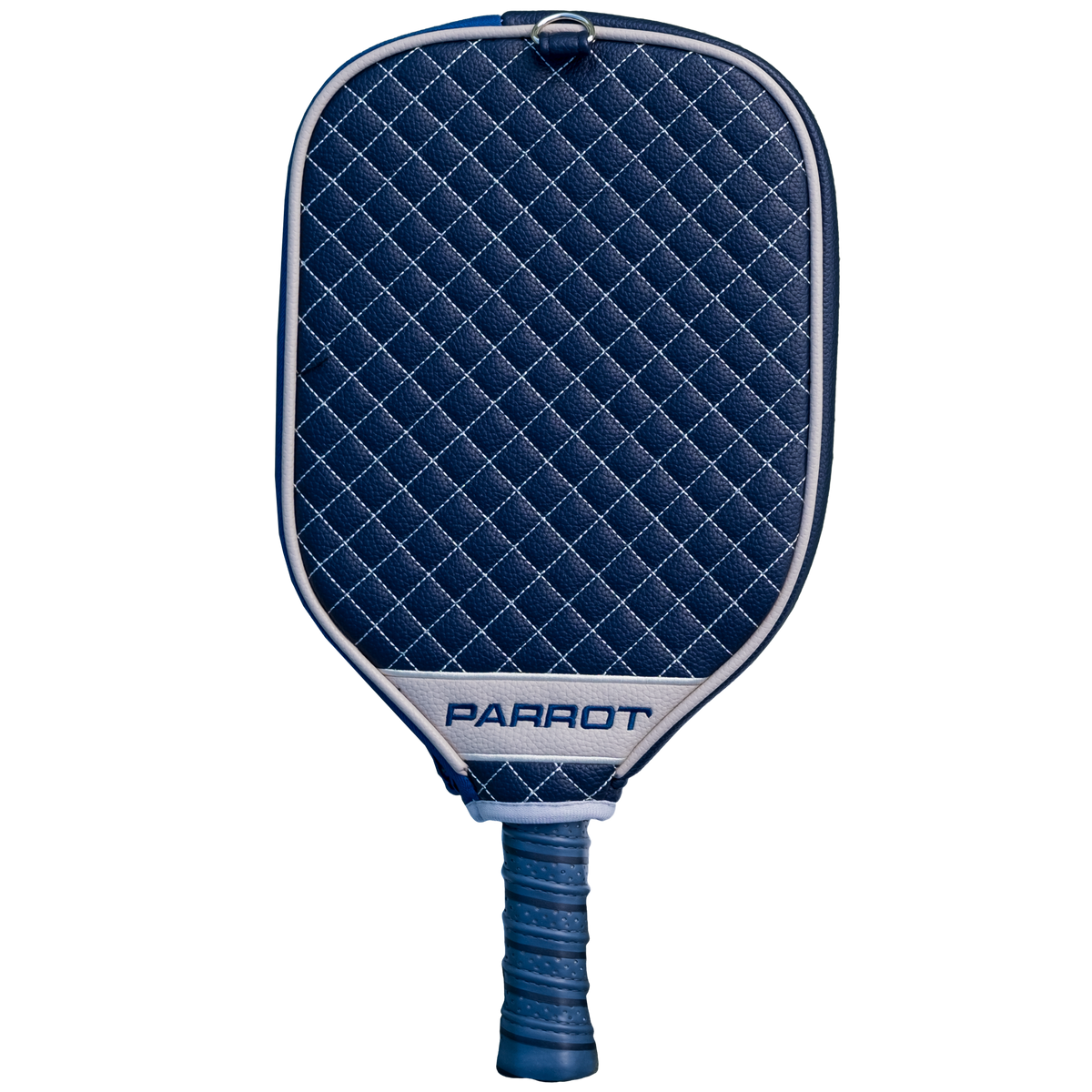 Dallas Cowboys Navy quilted pickleball paddle cover back view