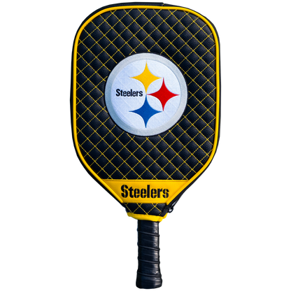Pittsburgh Steelers quilted pickleball paddle cover