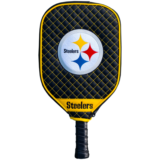Pittsburgh Steelers quilted pickleball paddle cover