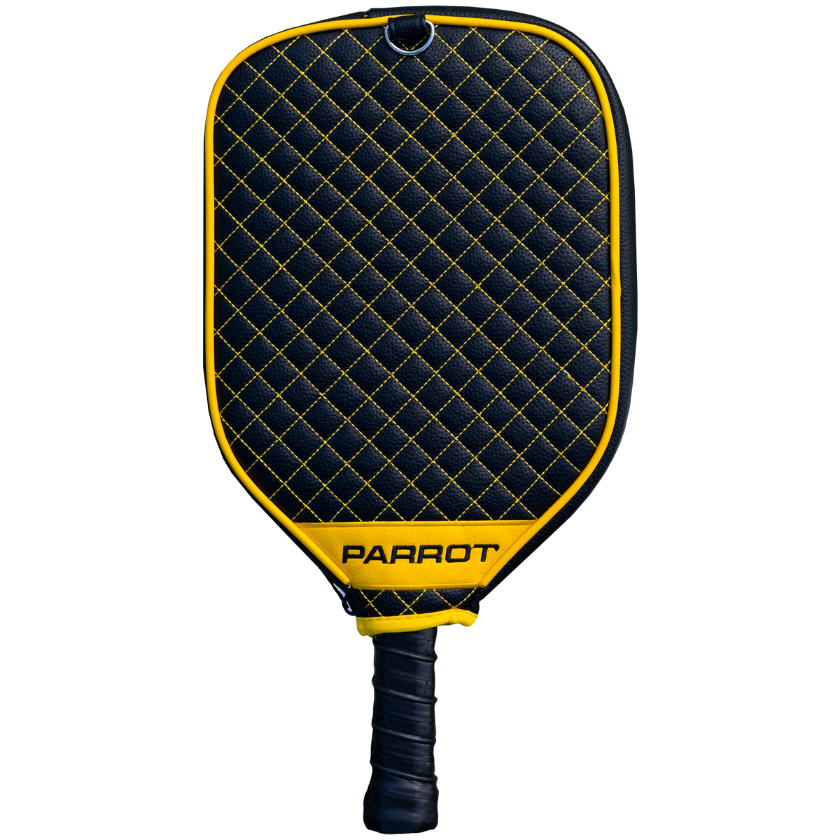 Pittsburgh Steelers quilted pickleball paddle cover back view