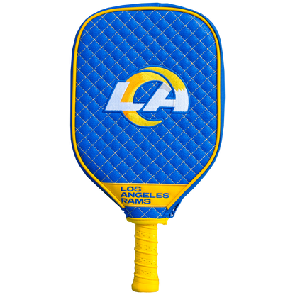 Los Angeles Rams quilted pickleball paddle cover