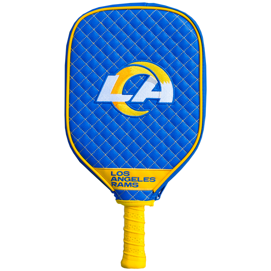 Los Angeles Rams quilted pickleball paddle cover