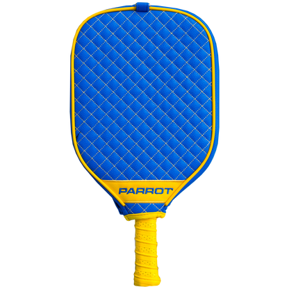 Los Angeles Rams quilted pickleball paddle cover back view