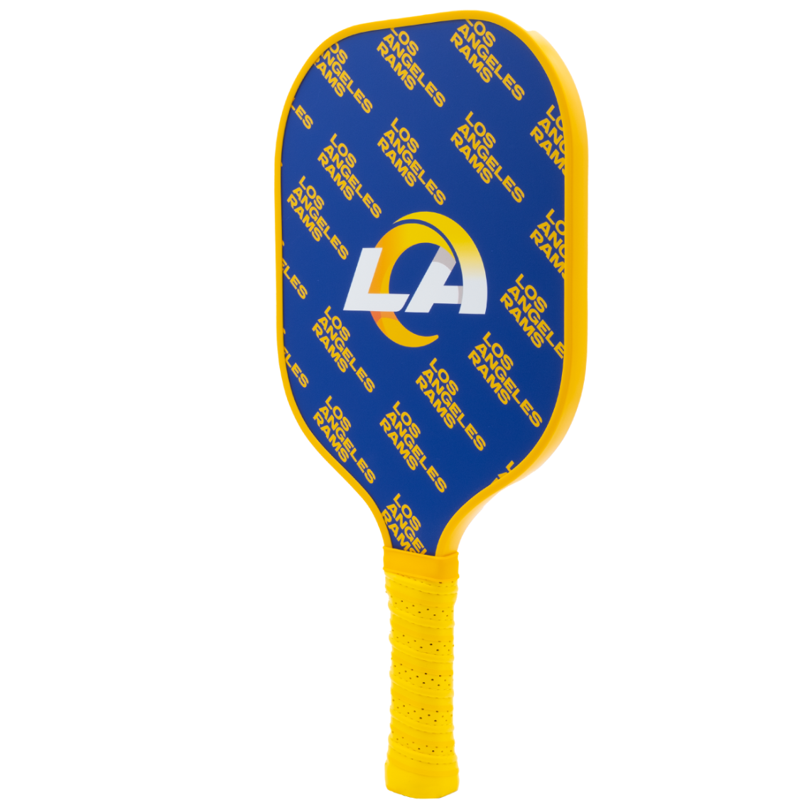 Los Angeles Rams pickleball paddle back view