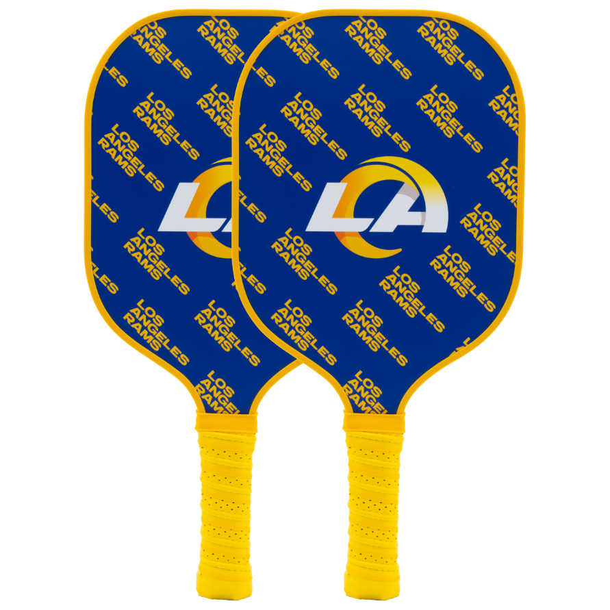 Los Angeles Rams pickleball paddle set
