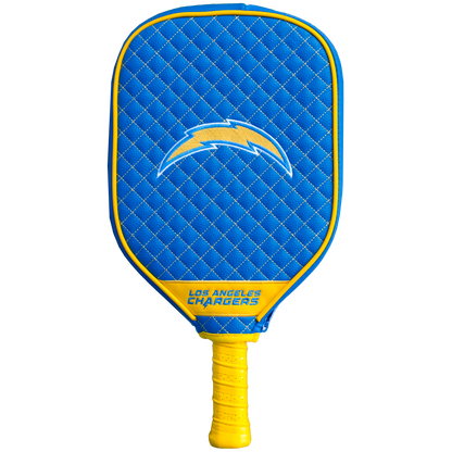 Los Angeles Chargers quilted pickleball paddle cover