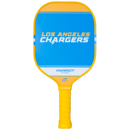 Los Angeles Chargers Sport Plus pickleball paddle back view