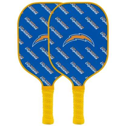 Los Angeles Chargers pickleball paddle set
