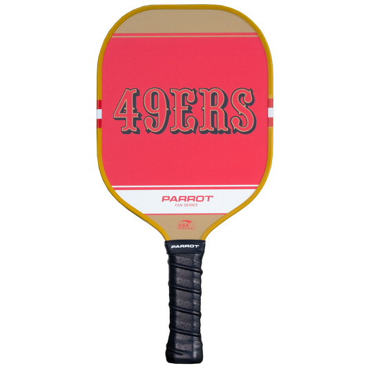 San Francisco 49ers Sport Plus pickleball paddle back view