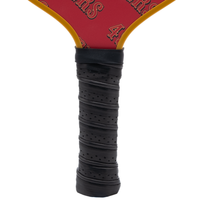 San Francisco 49ers pickleball paddle handle grip