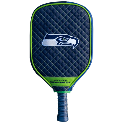 Seattle Seahawks quilted pickleball paddle cover