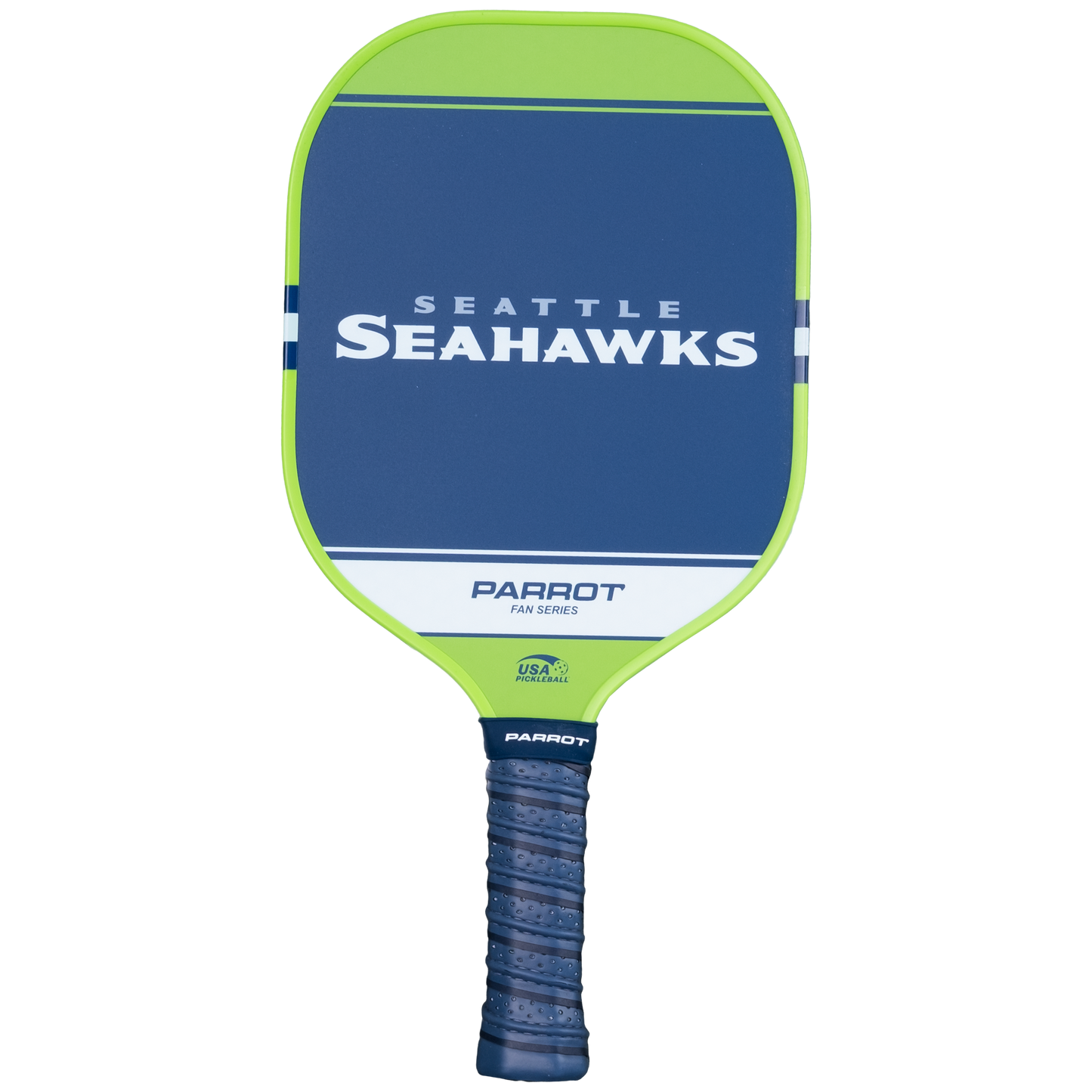 Seattle Seahawks Sport Plus pickleball paddle back view
