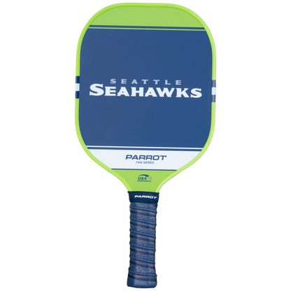 Seattle Seahawks Sport Plus pickleball paddle back view