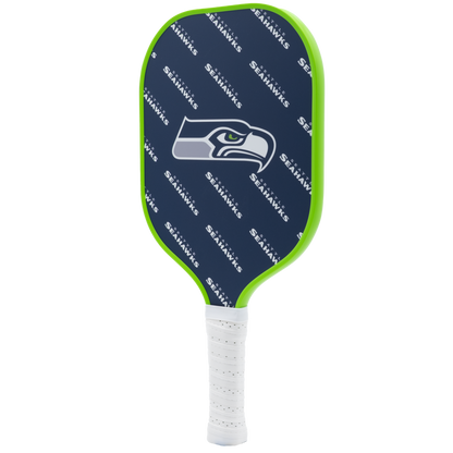 Seattle Seahawks pickleball paddle back view