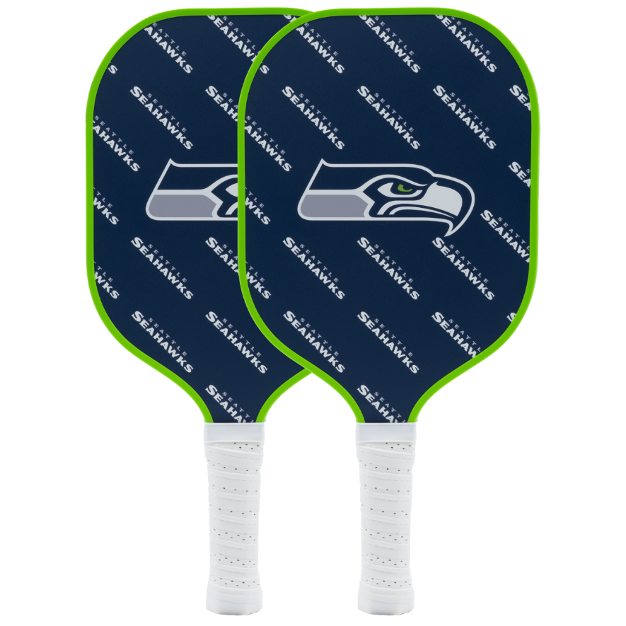 Seattle Seahawks pickleball paddle set