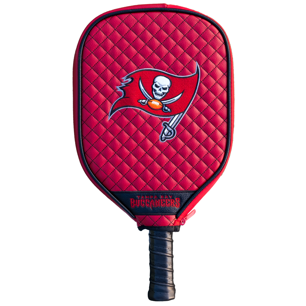 Tampa Bay Buccaneers quilted pickleball paddle cover